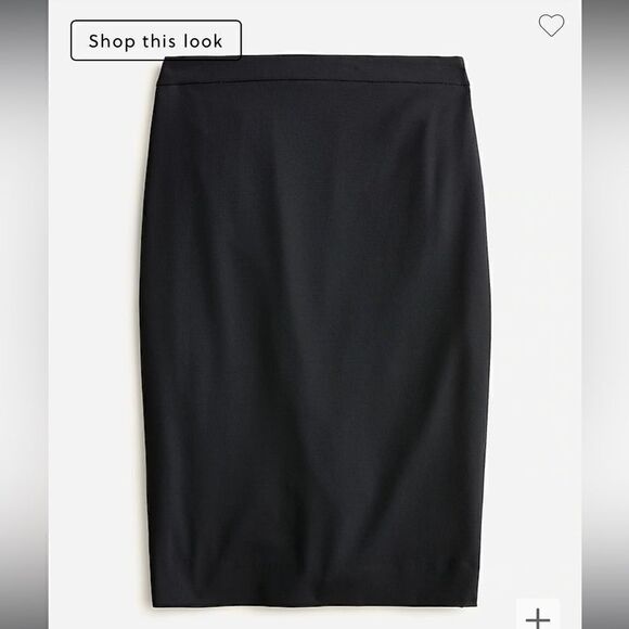 J. Crew No. 2 Pencil® skirt in Italian stretch wool - Picture 3 of 8